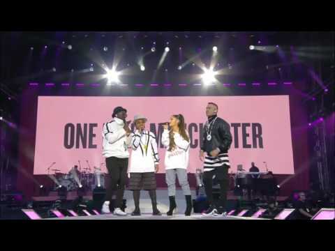 Ariana grande where is the love ft black Eyed Peas one love Manchester