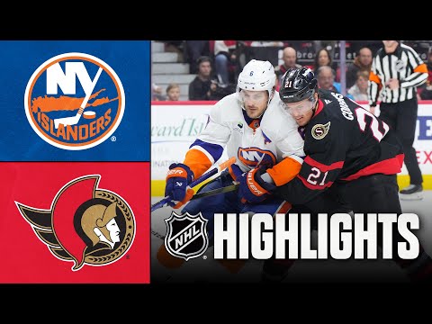 NHL Highlights | Islanders vs. Senators | October 18, 2025