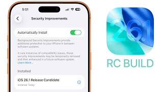 iOS 26.1 RC Released - What's New?