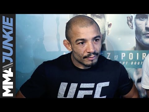 UFC Calgary: Jose Aldo full open workout media scrum