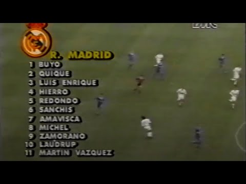 Real Madrid 4-2 CD Tenerife 1994-95 Liga 1ª División PARTIDO COMPLETO