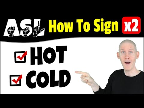 How To Sign HOT vs COLD in ASL | American Sign Language | ASL Basic Signs For Beginners