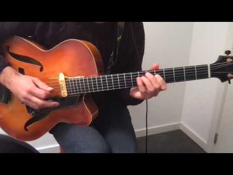 Bb blues etude (Tim Finoulst) from '15 Etudes for Jazz Guitar'