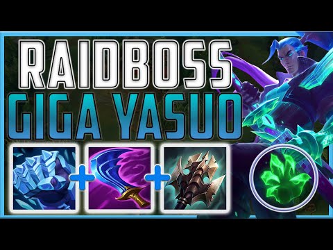 BEST TEAM DAMAGE + IMPOSSIBLE TO TAKE DOWN! TANKY YASUO IS INSANE?! - Giga Yasuo | Season 13 LoL