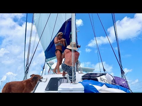CATAMARAN SAILING: How WE Sail OUR Catamaran - Every Step!