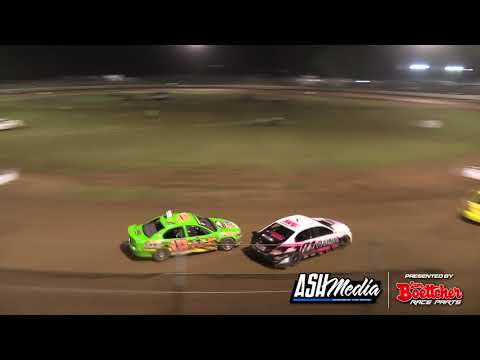Production Sedans: DJ Lennon Rollover - Kingaroy Speedway