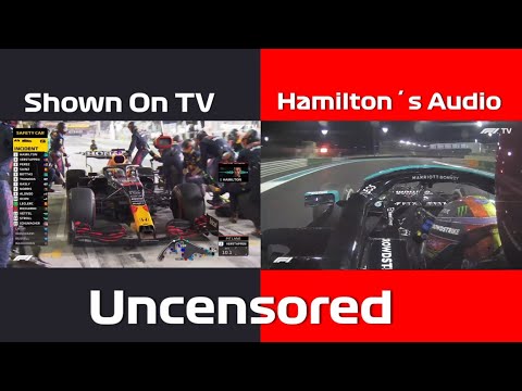 Lewis Hamilton Uncensored "BEEEEP" in Abu Dhabi 2021 F1 Finale - With Comparison to main feed!