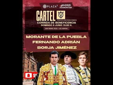 Feria de otoño 2025: Emilio de Justo, Borja Jiménez y Tomás Rufo