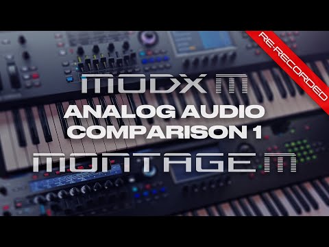 Yamaha MODX M analog audio quality vs MONTAGE M. How MUCH better is the flagship? [re-recorded]