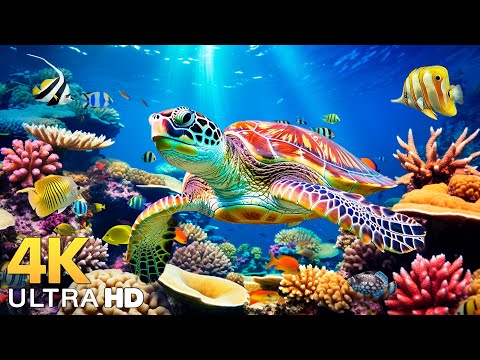 [NEW] 4HRS Stunning 4K Underwater Wonders - Relaxing Music-Coral Reefs, Fish & Colorful Sea Life #3