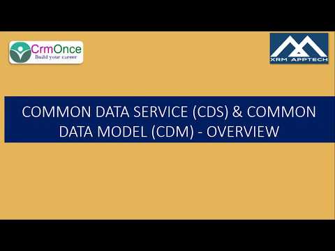 Session 2 Common Data Service Cds Common Data Model Cdm Overview