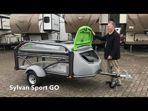 GO Camping Trailer with Equipment Rack and Storage