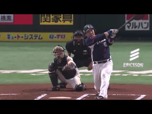 【6回表】スライダー読み打ち!? ライオンズ・中村打った瞬間の完璧弾!! 2016/5/1 H-L