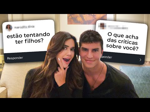 PRIMEIRO VÍDEO COM MEU MARIDO! Ele respondeu TUDO
