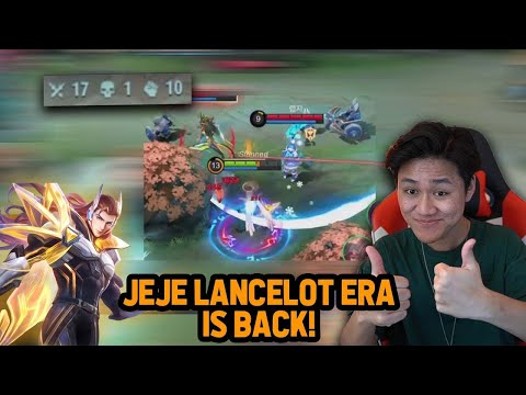 JEJE LANCELOT ERA IS BACK! KILL 17 SKILL 1 NO MISS - Mobile Legends