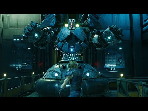 Final Fantasy 7 Remake - Cloud Vs. Air Buster [BOSS FIGHT] | HARD MODE | No Commentary