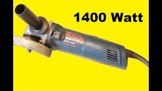 Vorstellung Bosch professional GWS 1400 und Vergleichstest zur GWS 1000
