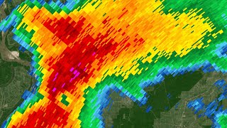 2023 Rolling Fork, MS Supercell Radar Loop