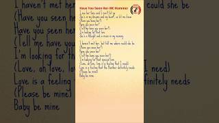 Download lagu Fantastic Lyric  HAVE YOU SEEN HER || MC Hammer#90smusic #80smusic  #music#lyricsvideo #mchammer mp3