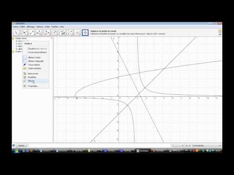 comment faire x au carré sur geogebra