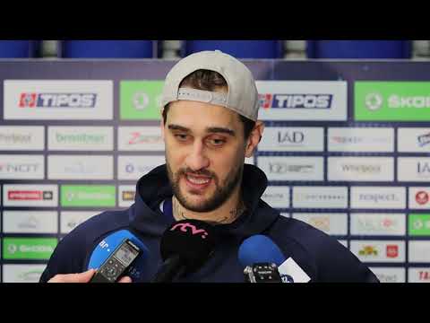 Oldrich Kotvan po zápase s Michalovcami (33. kolo Tipos Extraliga)