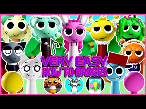 Roblox NEW UPDATE - How to get ALL 6 NEW BADGES in 3D Sprunki RP And ...