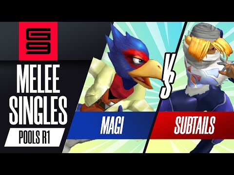 Magi (Falco) vs SubTails (Sheik) - Melee Singles Pools Winners Semi-Final  - Genesis 9