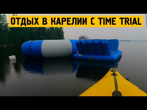 фото аттракцион «надувной водный батут с горкой» 0