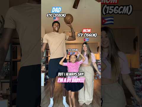 SHES ONLY 6‼️ D1 BABY FOR SURE #dlafam #tall #family