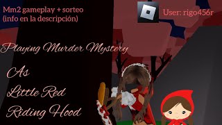 Playing Murder Mystery has Little Red Riding Hood  #roblox #humor #murdermystery2 #fyp 