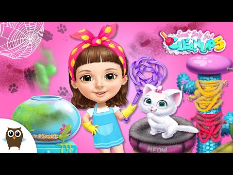 Feed & Dress Up Kitty! | Sweet Baby Girl Cleanup 5 Kids Game | TutoTOONS - YouTube