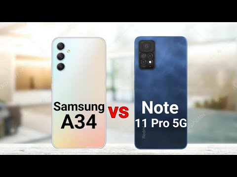 Samsung A34 vs Redmi Note 11 Pro 5G