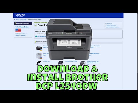 How To Download & Install Brother DCP L2540DW Printer Driver in Windows 10/11