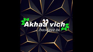Akhaa Vich Lyrics – Sonu KakkarAkhaa Vich Song N