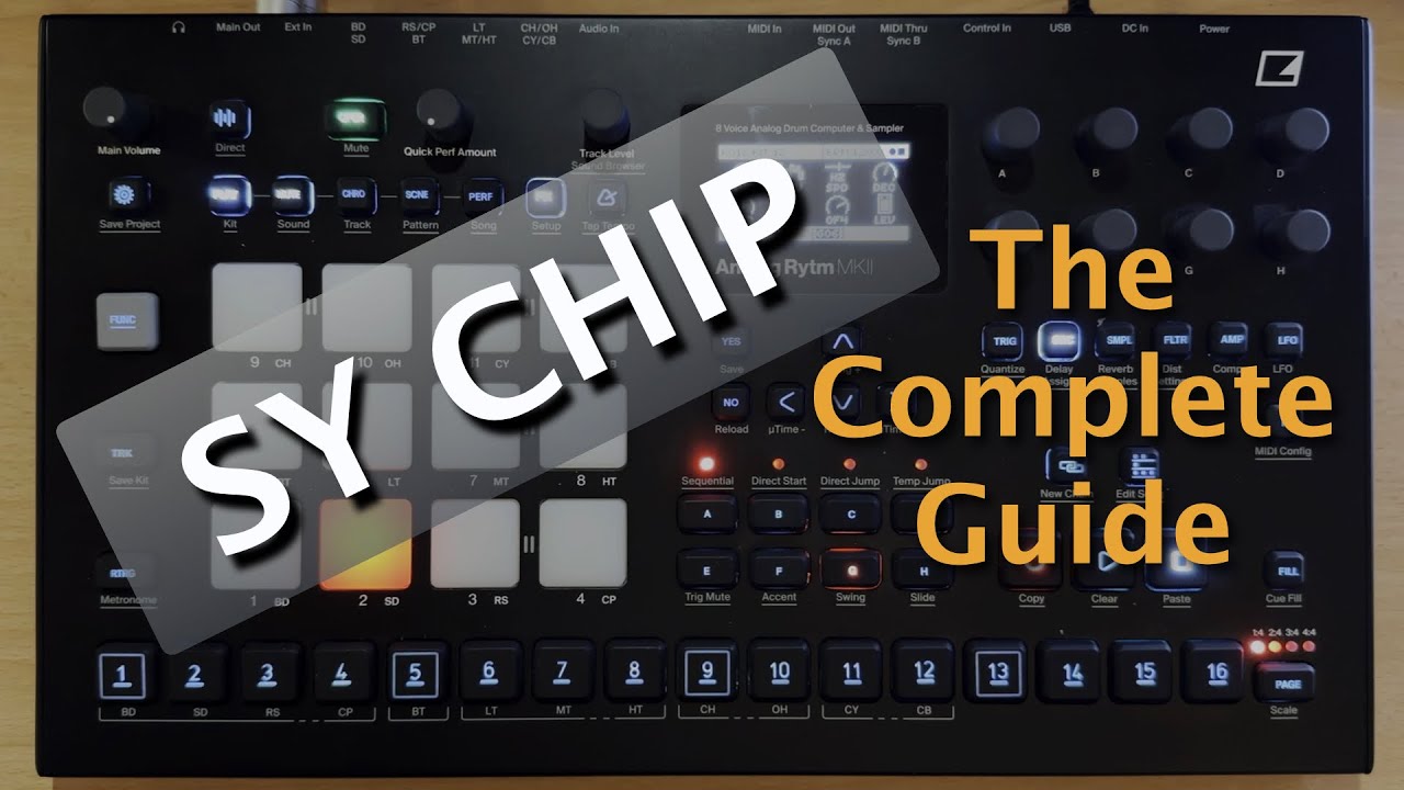 Analog Rytm 1.70 // SY CHIP // The Complete Guide