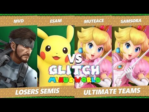 Glitch 7 SSBU - Muteace & Samsora Vs. MVD & Esam - Smash Ultimate Tournament Losers Semis