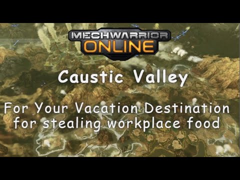 Mechwarrior Online: 3 Matches On Caustic Valley - Faction Clan Match
