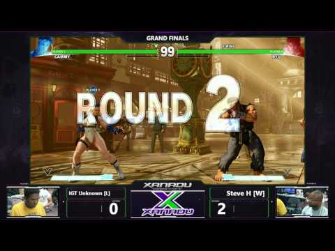 S@X 160 - IGT Unknown (Necalli, Cammy) Vs. Steve H (Ryu) SFV Grand Finals - Street Fighter V