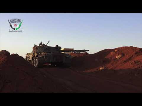 استهداف مقرات النظام في محافظة السويداء بقذائف الدبابة من قبل قوات شباب السنة