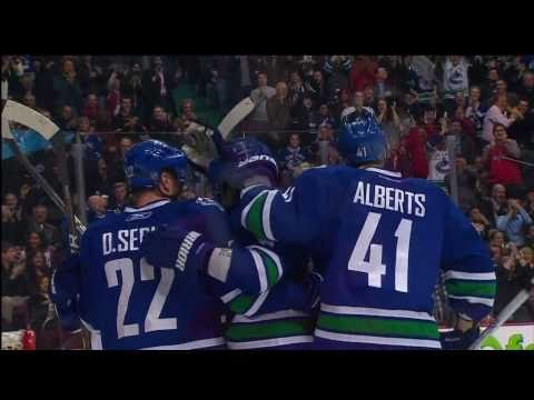 Canucks Vs Senators - Alex Burrows 1-0 Goal - 02.07.11 - HD