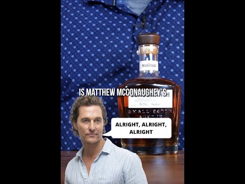 Trying Matthew McConaughey's Longbranch Bourbon #shorts