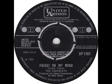 UK New Entry 1966 (349) The Easybeats - Friday On My Mind