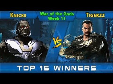Knicks (Black Manta, Darkseid) Vs Titaniumtigerzz (Black Adam, Brainiac) - Injustice 2 - WOTG S2W11