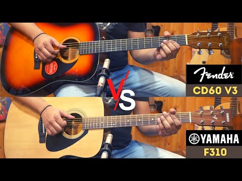 Yamaha F310 VS Fender CD60 V3 - Sound Comparison- NO TALKING!!
