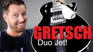 Video thumbnail for NEW GUITAR DAY!! - Unboxing an AMAZING Gretsch Duo Jet! by Darrell Braun Guitar