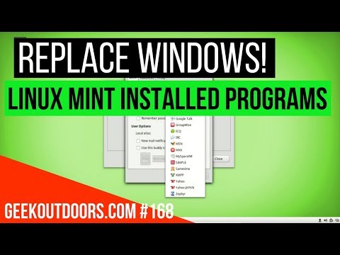 REPLACE WINDOWS: Linux Mint Installed Programs (Linux Tutorial for Beginners)Geekoutdoors.com EP168