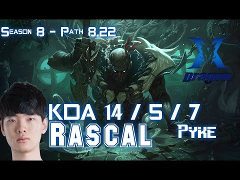 KZ Rascal PYKE vs FIORA Top - Patch 8.22 KR Ranked