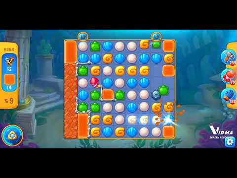 Fishdom. 9254 level no boosters and diamonds. 18 moves
