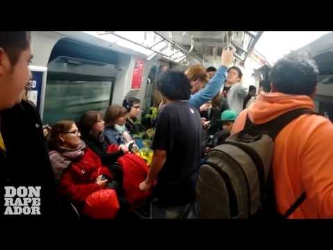 FREESTYLE Jorge MC en el metro de Santiago