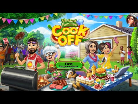 Virtual Families- Cook Off Game/ First Impressions/Thousands of dishes - YouTube